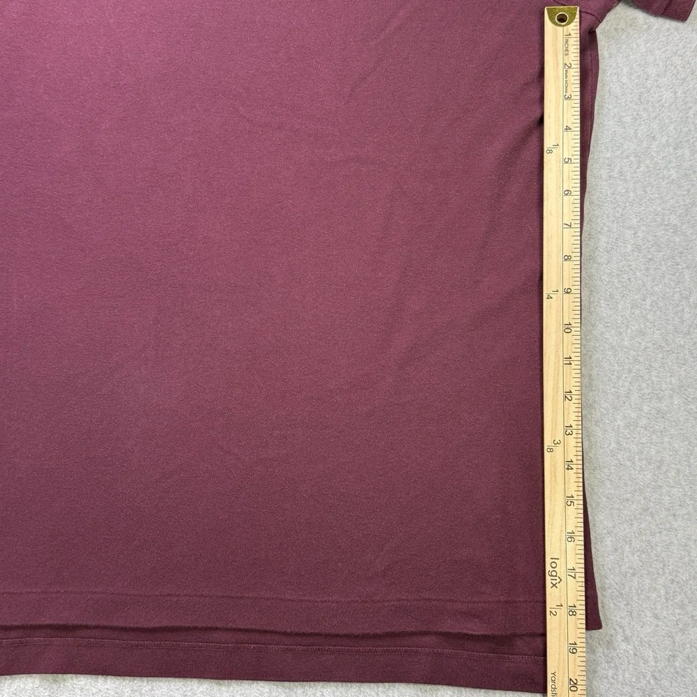 Polo Ralph Lauren Polo Shirt XXL Maroon Classic Fit Vintage Prep Ivy Style - Picture 6 of 7